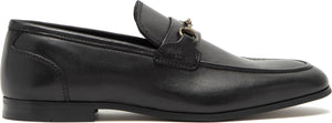 VITTORIO RUSSO Leyton Horsebit Loafer, Alternate, color, VIT VAL BLACK