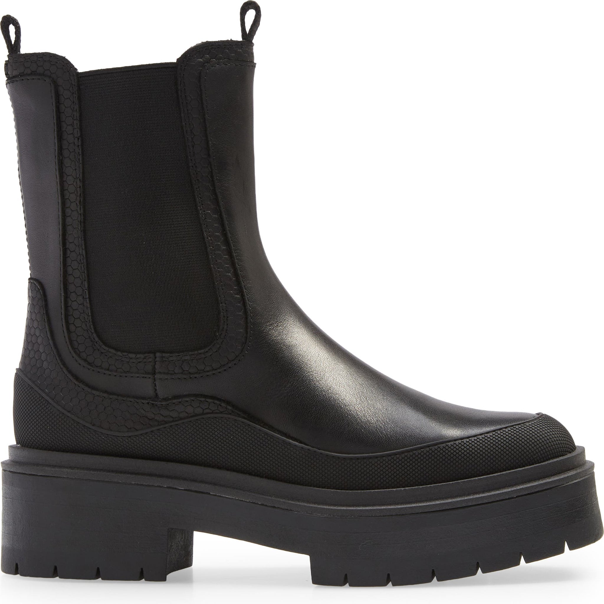 SAM EDELMAN Lulia Chelsea Boot, Alternate, color, BLACK LEATHER