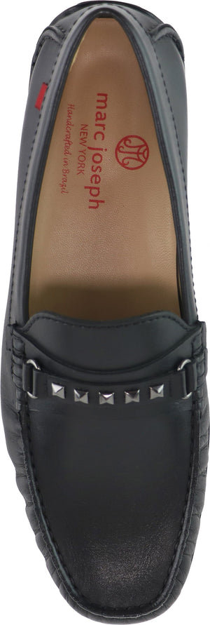 Marc Joseph New York Downing St. Driving Shoe, Alternate, color, BLACK BRUSHED NAPA