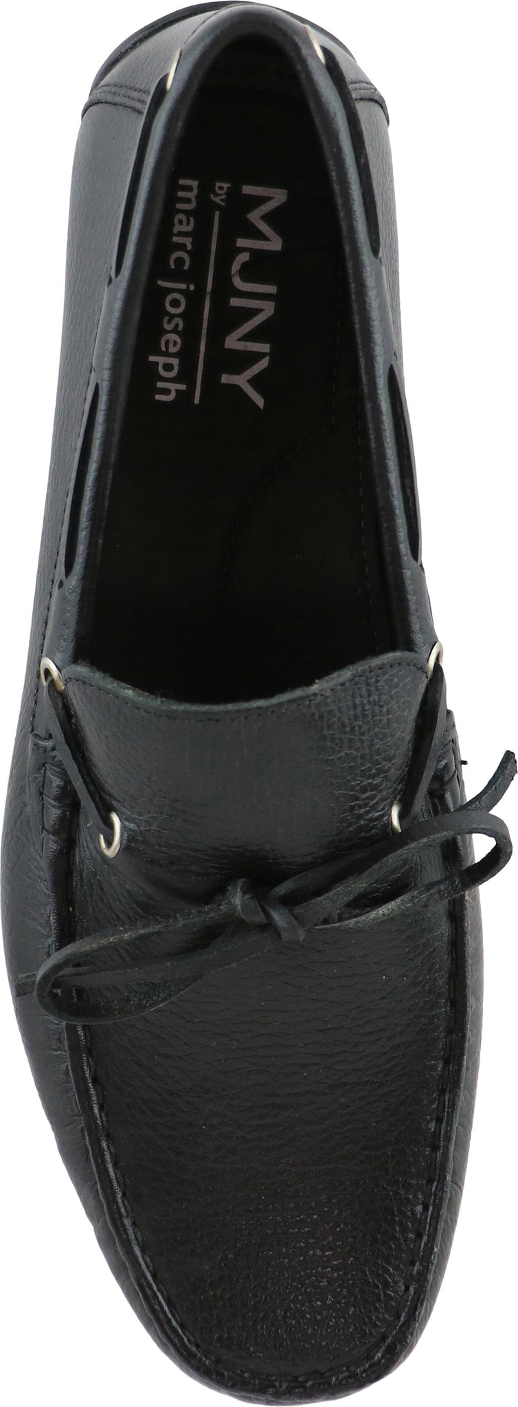 MARC JOSEPH NEW YORK Somerville Leather Moccasin, Alternate, color, BLACK GRAINY