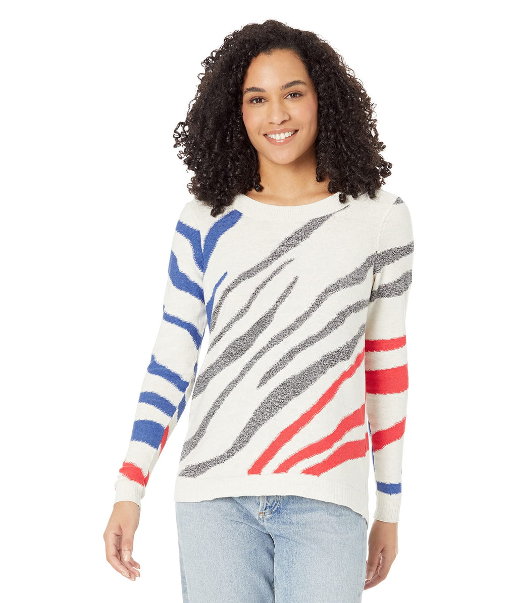 NIC+ZOE   Falling Stripes Vital Sweater