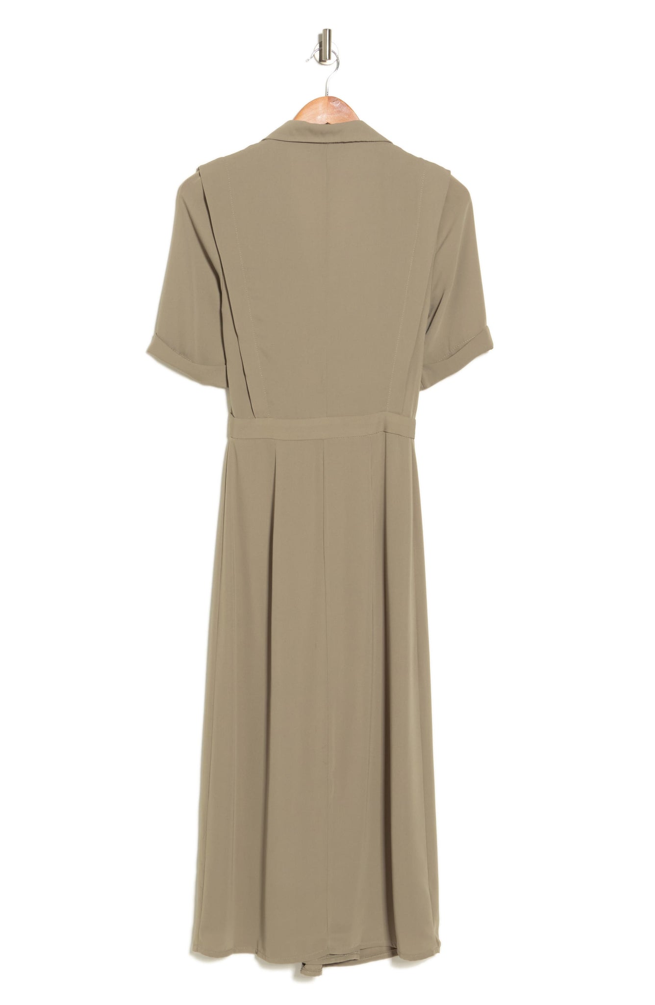 ASOS DESIGN Double-Breasted Maxi Dress, Alternate, color, KHAKI