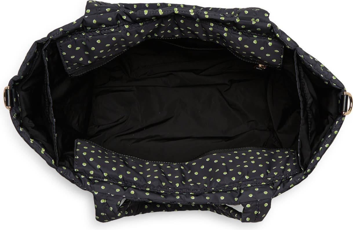 MARC JACOBS Dot Print Diaper Bag, Main, color, PERIDOT DOTS