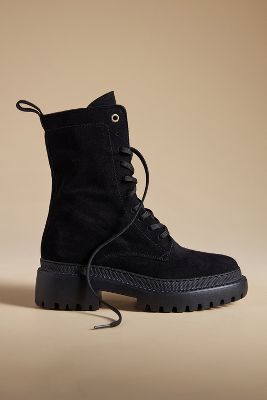 Pilcro Lace-Up Stompy Boots