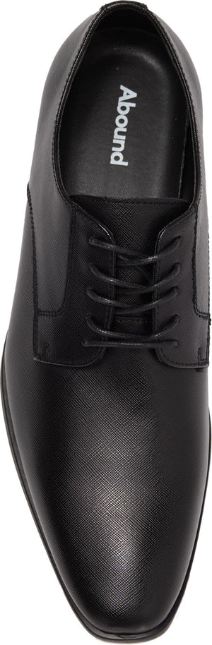 ABOUND Ace Plain Toe Derby, Alternate, color, BLACK SAFFIANO