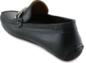 MARC JOSEPH NEW YORK Norman St. Moc Driver, Alternate, color, BLACK NAPA