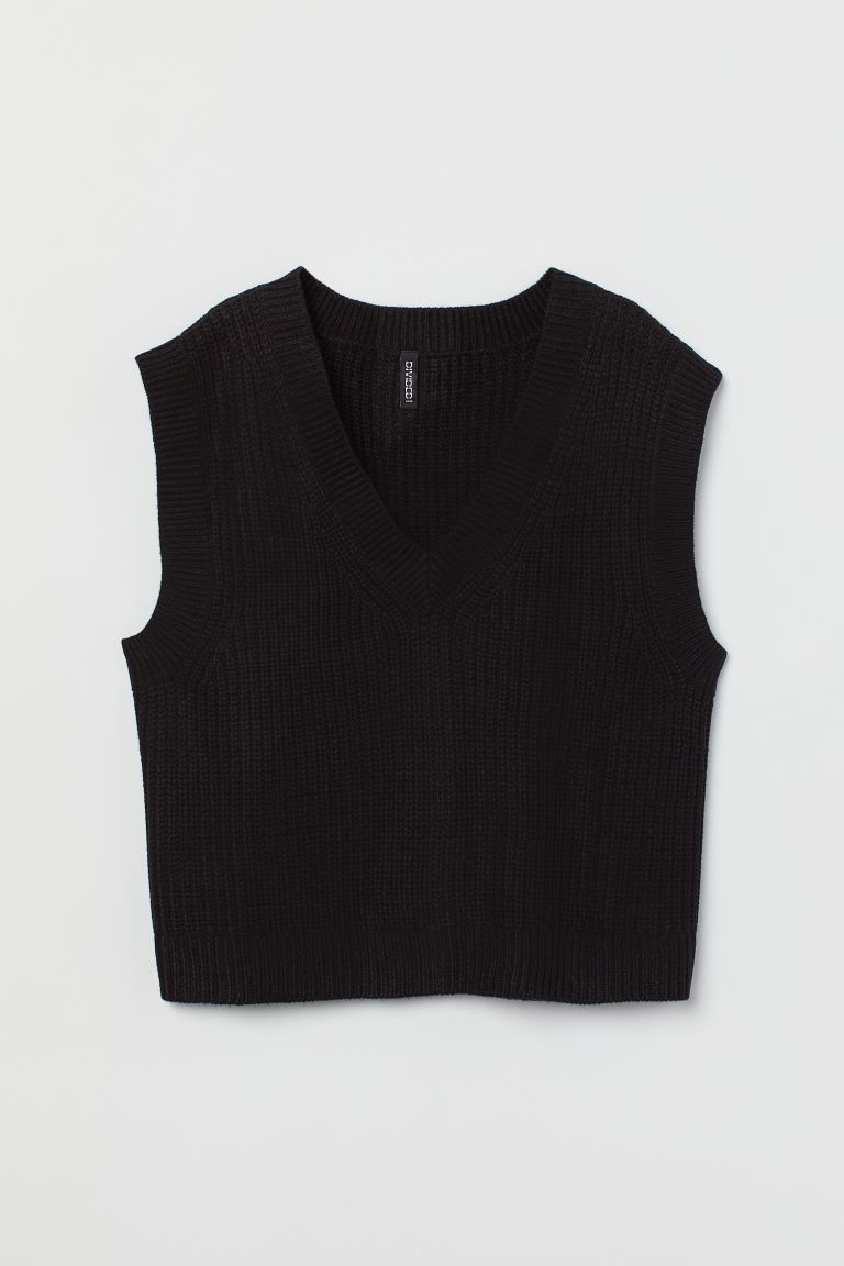 Ribbed Sweater Vest