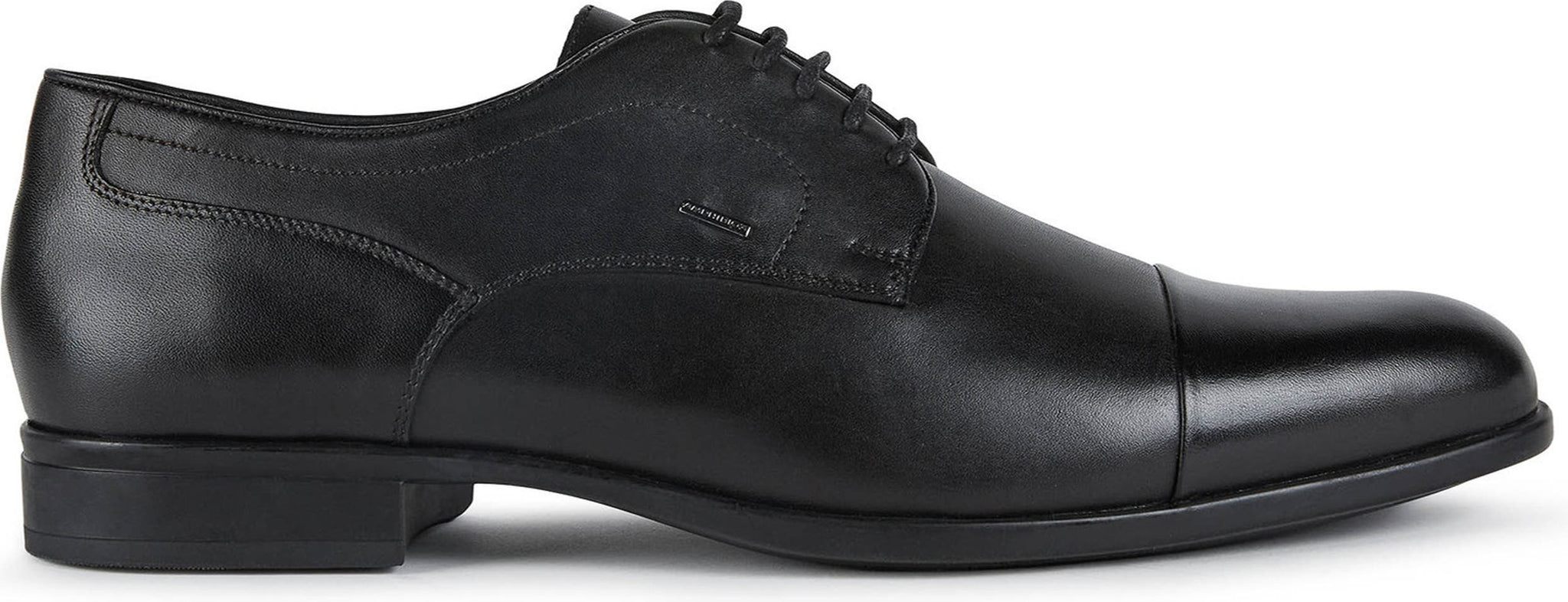 Geox Iacopo Cap Toe Derby, Alternate, color, BLACK