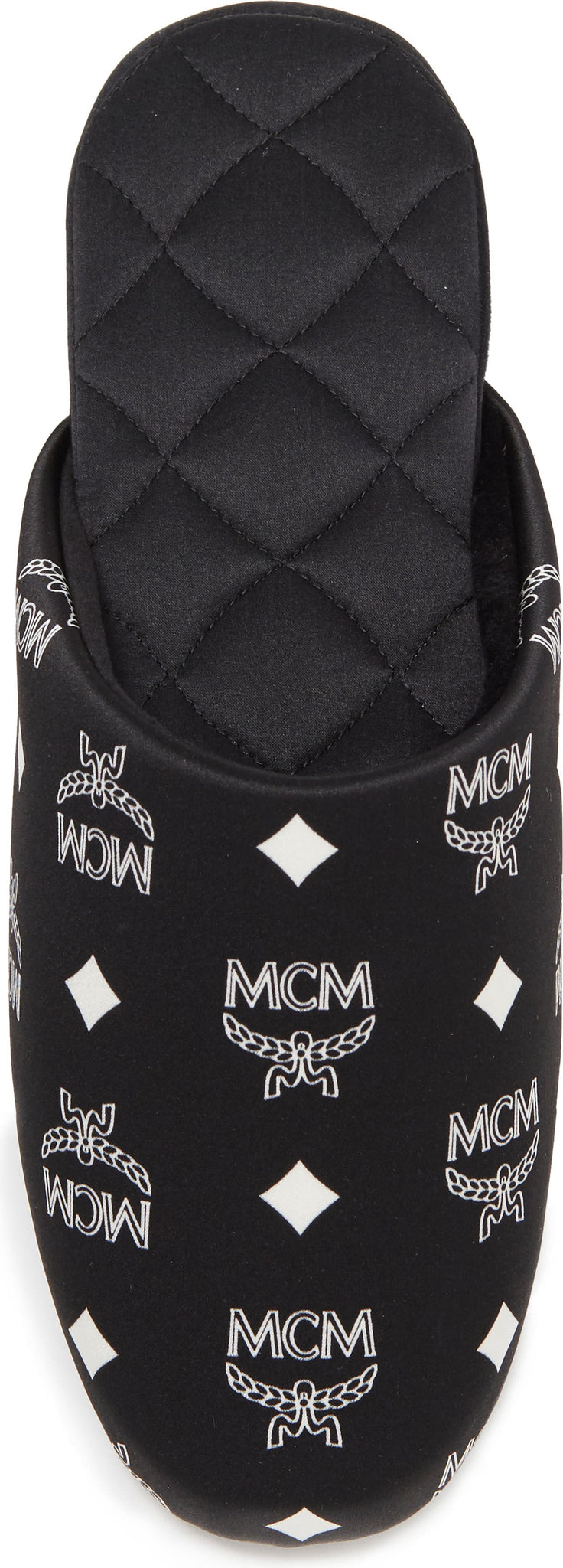 MCM Visetos Room Slipper, Alternate, color, BLACK