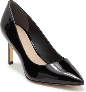 STUART WEITZMAN Leigh 75 Pointed Toe Pump, Main, color, BLACK