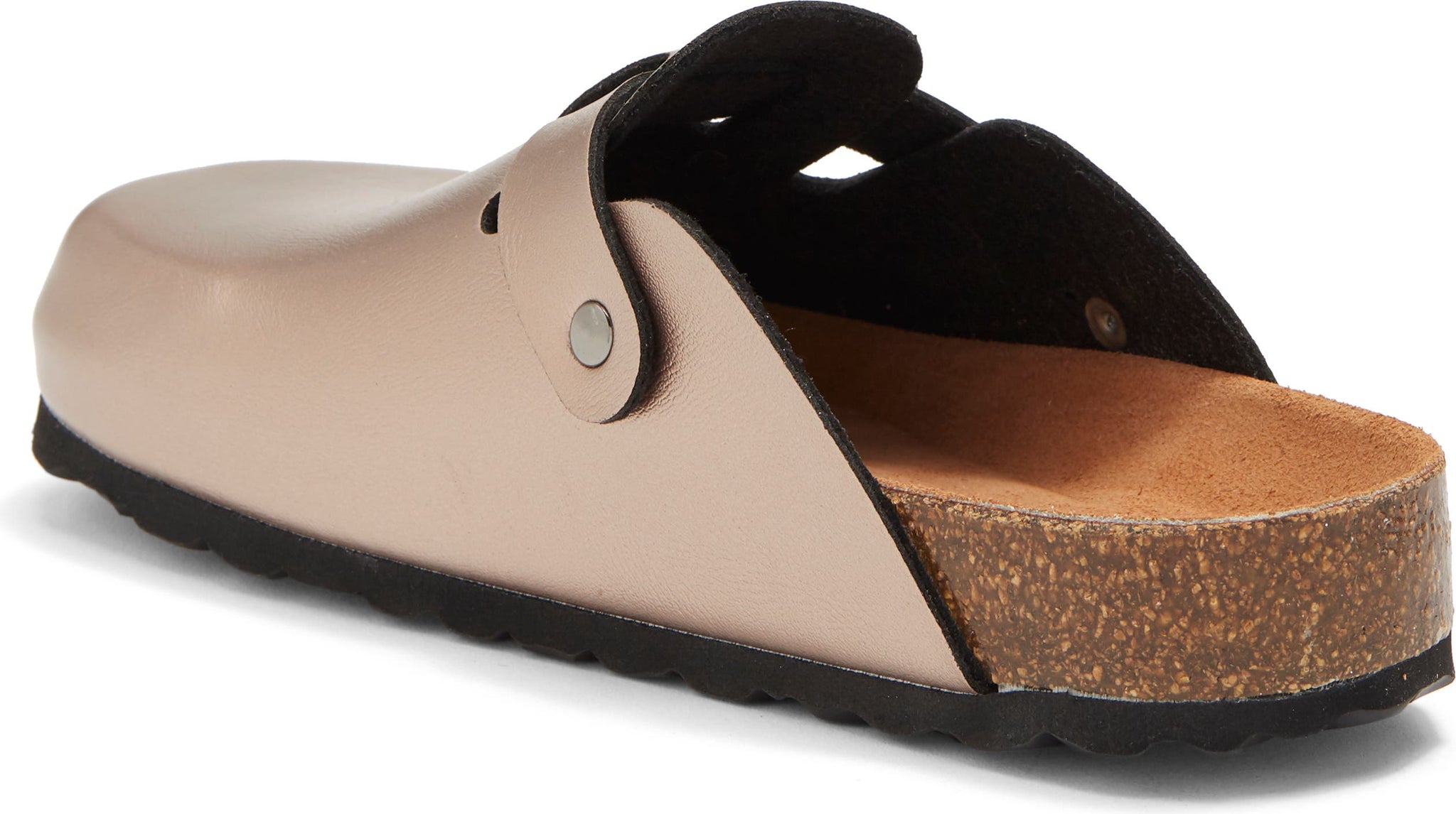 VALENTINO BY MARIO VALENTINO Leather Clog, Alternate, color, BRONZE