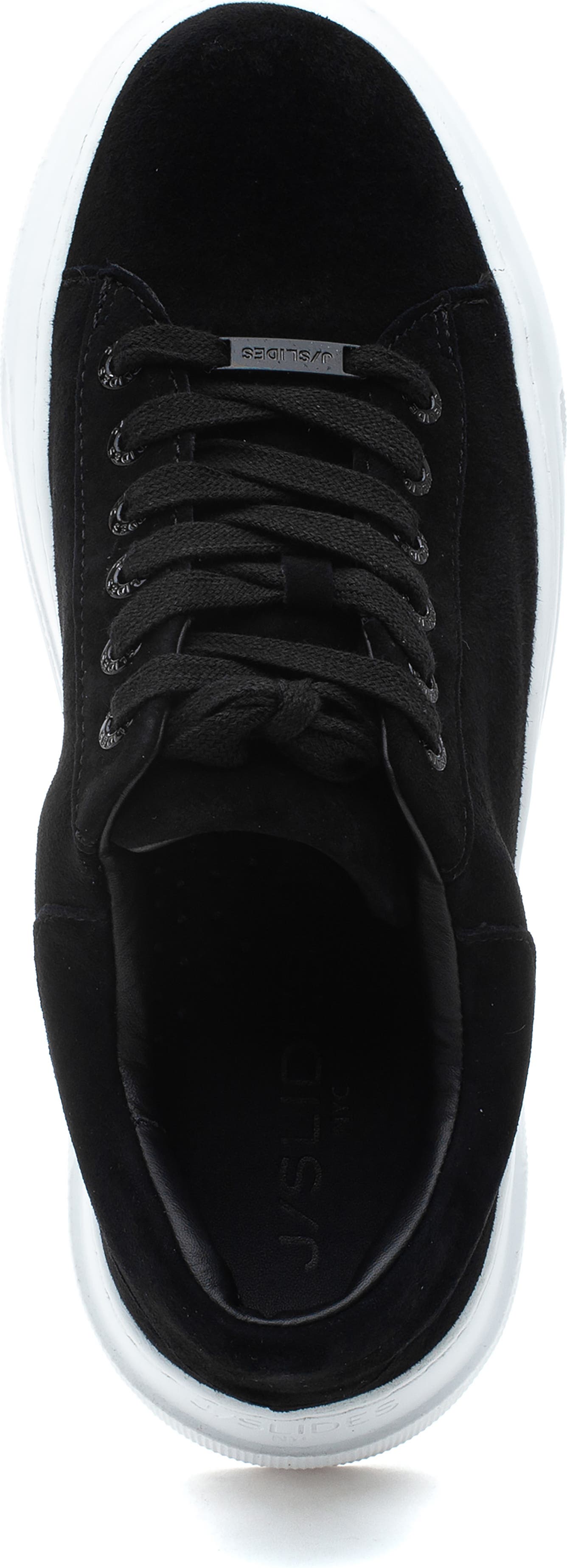 J/SLIDES NYC JSlides Amanda Platform Sneaker, Alternate, color, BLACK SUEDE
