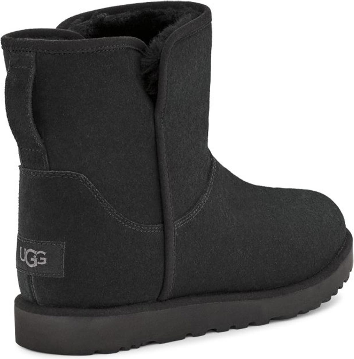 UGG<SUP>®</SUP> Cory II Genuine Shearling Lined Boot, Alternate, color, BLACK