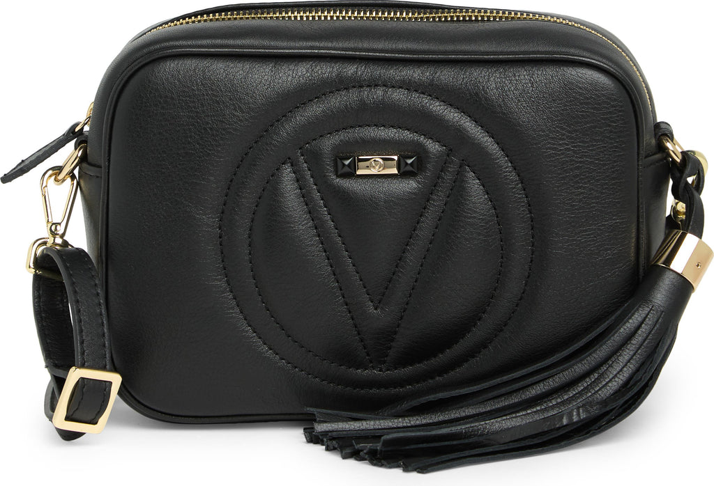 VALENTINO BY MARIO VALENTINO Mia Signature Convertible Crossbody Bag, Main, color, BLACK