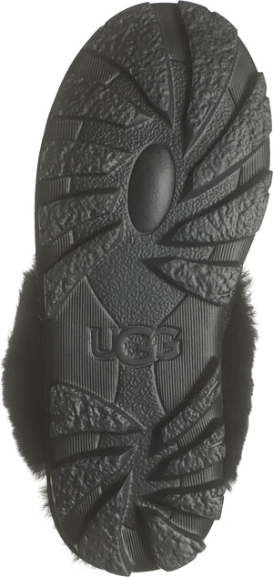 UGG<SUP>®</SUP> Coquette Gold Burst Genuine Shearling Lined Slipper, Alternate, color, BLACK