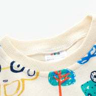 Baby Car Sweatershirt 2021 Spring Kid's Clothes Toddler Fashion Print Tops Children's O Neck Pullover Outwear for Boys 2 5 7year