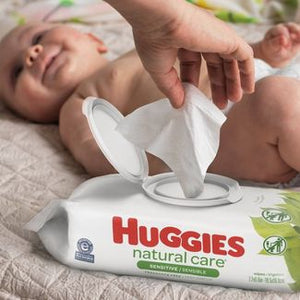 Huggies Natural Care Sensitive Unscented Baby Wipes (Select Count)