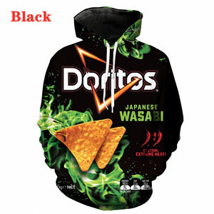 New Hot Cheetos Adults 3D Unisex Printing Hoodies Cosplay Hip Hop Sweater  S-7XL harajuku  man hoodies