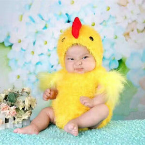 Photography Props Animals Chick Costume Chicken Outfits Hat And Bodysuit Studio Photo Party Costume Photography Prop Gift