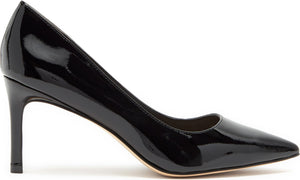 STUART WEITZMAN Leigh 75 Pointed Toe Pump, Alternate, color, BLACK