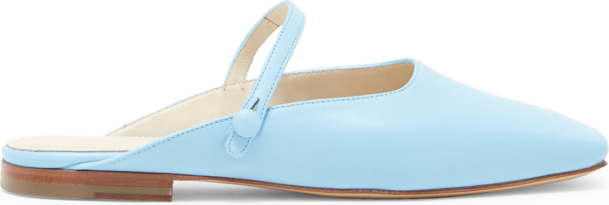 Mansur Gavriel Square Toe Mary Jane Mule, Alternate, color, SKY