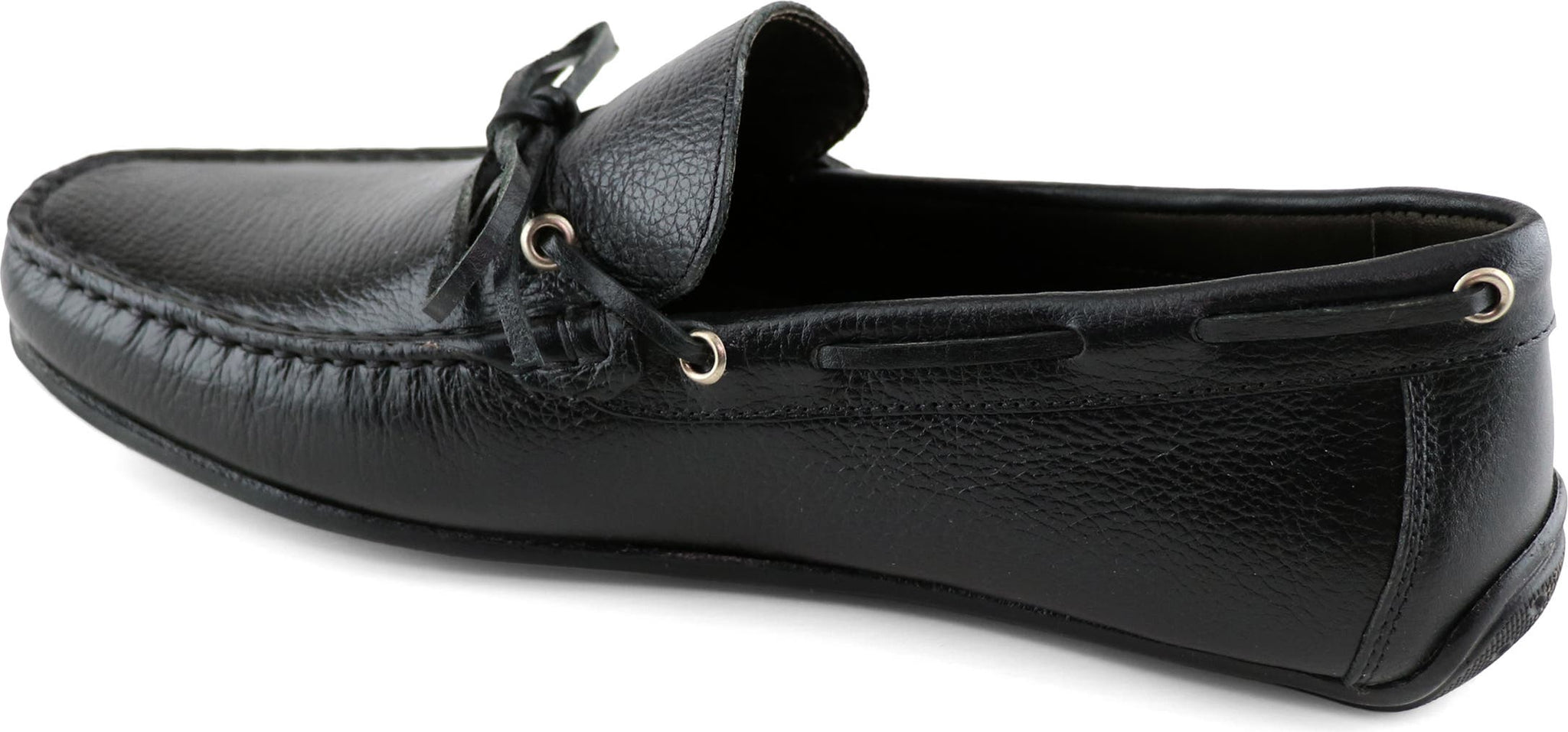 MARC JOSEPH NEW YORK Somerville Leather Moccasin, Alternate, color, BLACK GRAINY