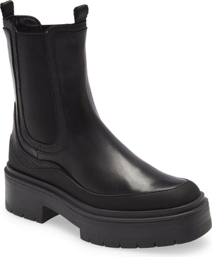 SAM EDELMAN Lulia Chelsea Boot, Main, color, BLACK LEATHER