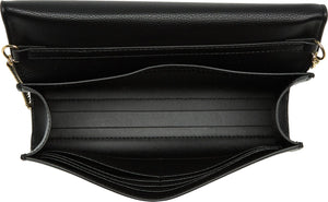 LOVE MOSCHINO Faux Leather Crossbody Bag, Alternate, color, NERO