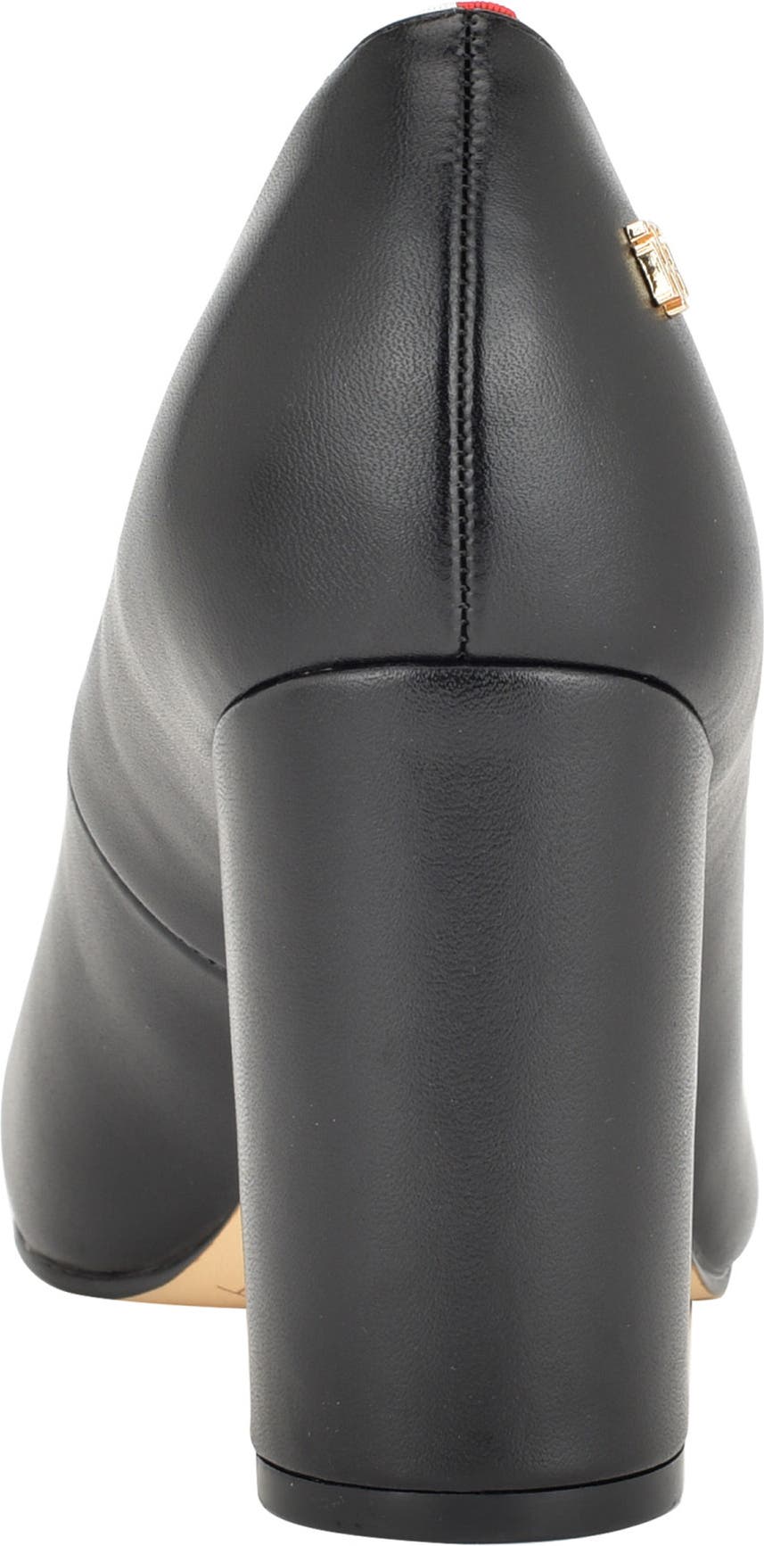 Tommy Hilfiger Abilene Block Heel Pump, Alternate, color, BLACK