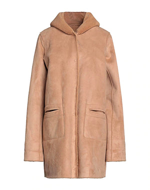 DIANA GALLESI Coat Camel 100% Polyester