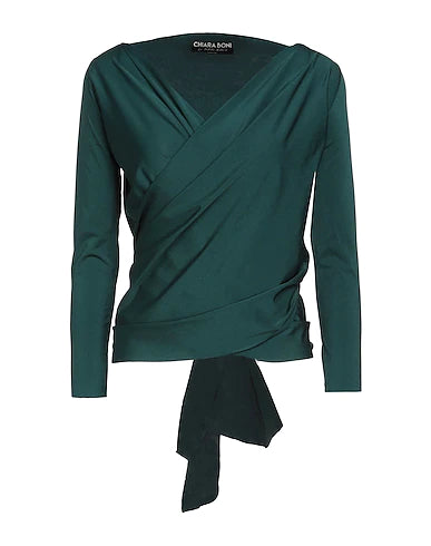 CHIARA BONI LA PETITE ROBE Shrug Dark green 72% Polyamide, 28% Elastane