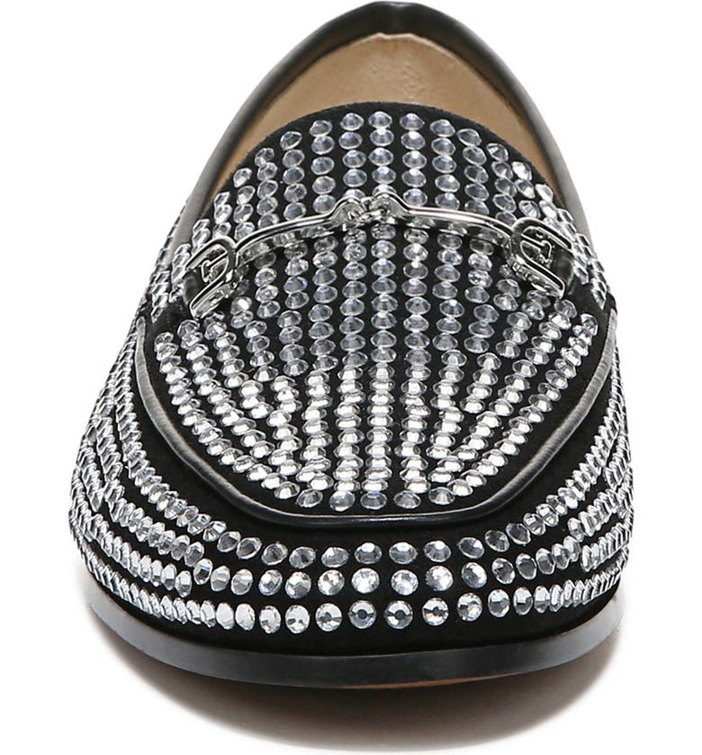 SAM EDELMAN Loraine Glitz Rhinestone Bit Loafer