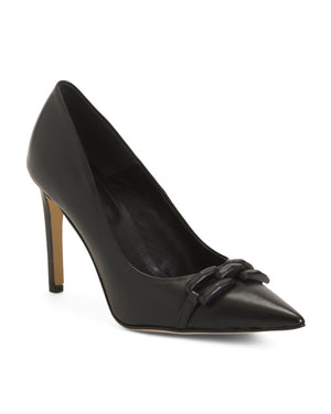 Made In Italy Leather Pointy Toe Pumps