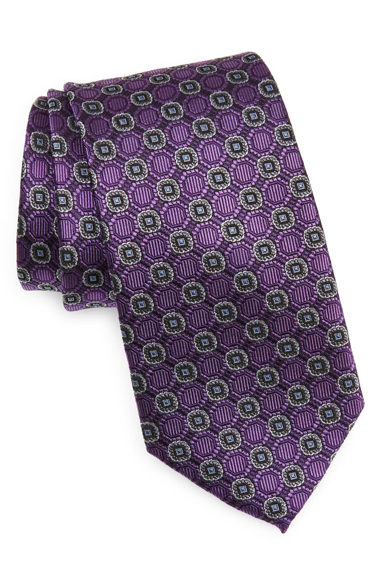 NORDSTROM Neat Medallion Silk Tie