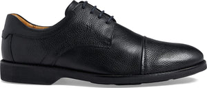 Marc Joseph New York Captoe Leather Derby, Alternate, color, BLACK BURNISHED