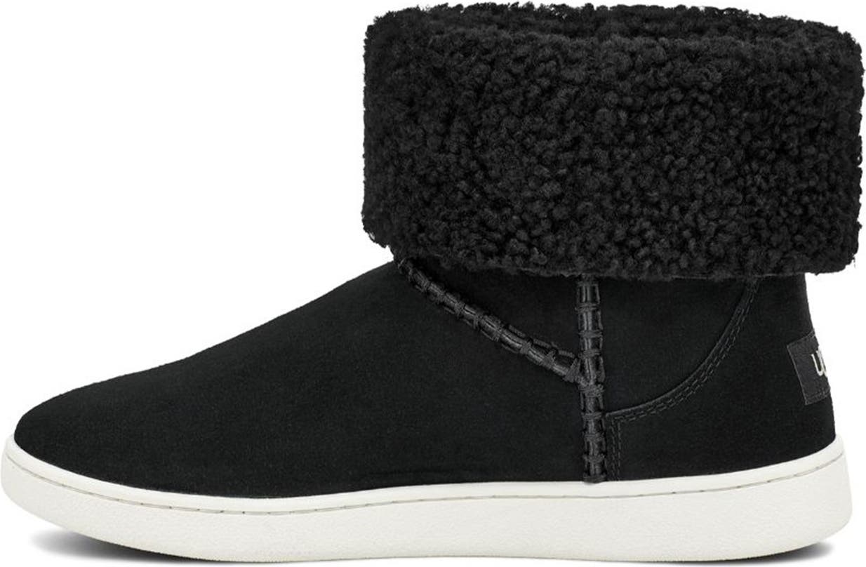 UGG<SUP>®</SUP> UGG Mika Faux Shearling Cuff Boot, Alternate, color, BLACK