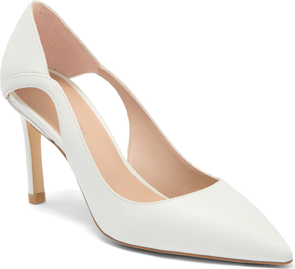 STUART WEITZMAN Mariposa Cutout Pump, Main, color, WHITE