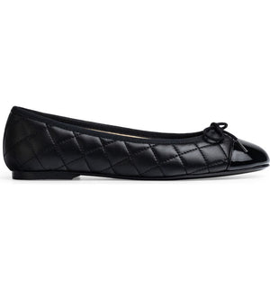 JON JOSEF Belle Quilted Ballerina Flat