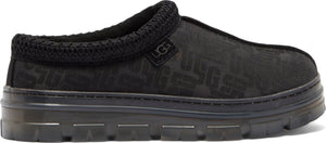 UGG<sup>®</sup> Tasman Monogram UGGplush<sup>™</sup> Lined Slipper, Alternate, color, BLACK