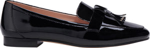 KATE SPADE NEW YORK berkeley fringe loafer, Alternate, color, BLACK