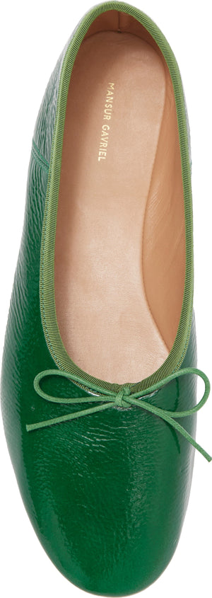 Mansur Gavriel Dream Ballerina Flat, Alternate, color, LEAF