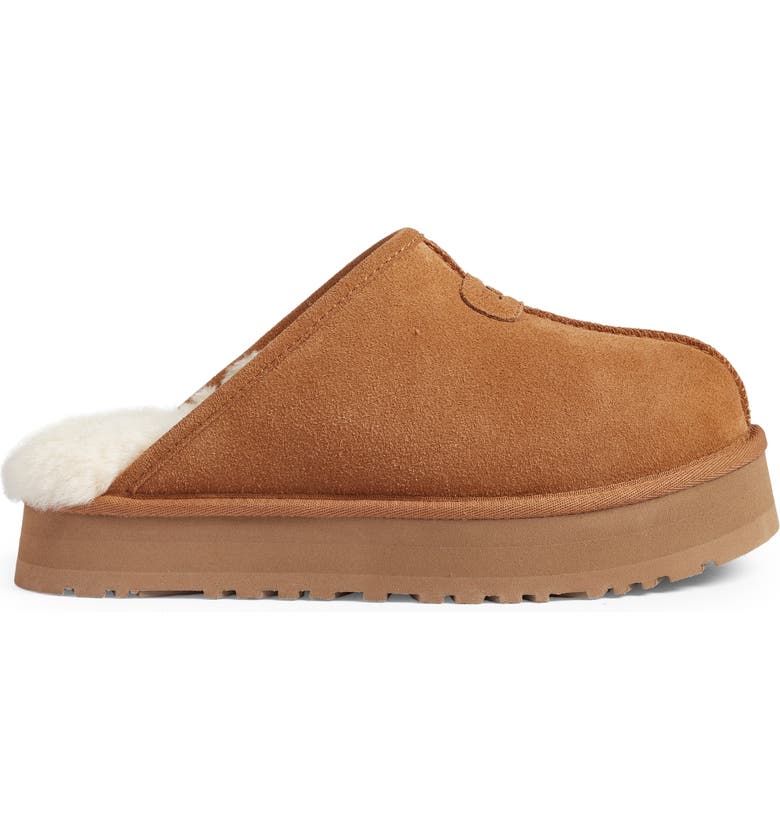 UGG® Discoquette Genuine Shearling Slide Slipper