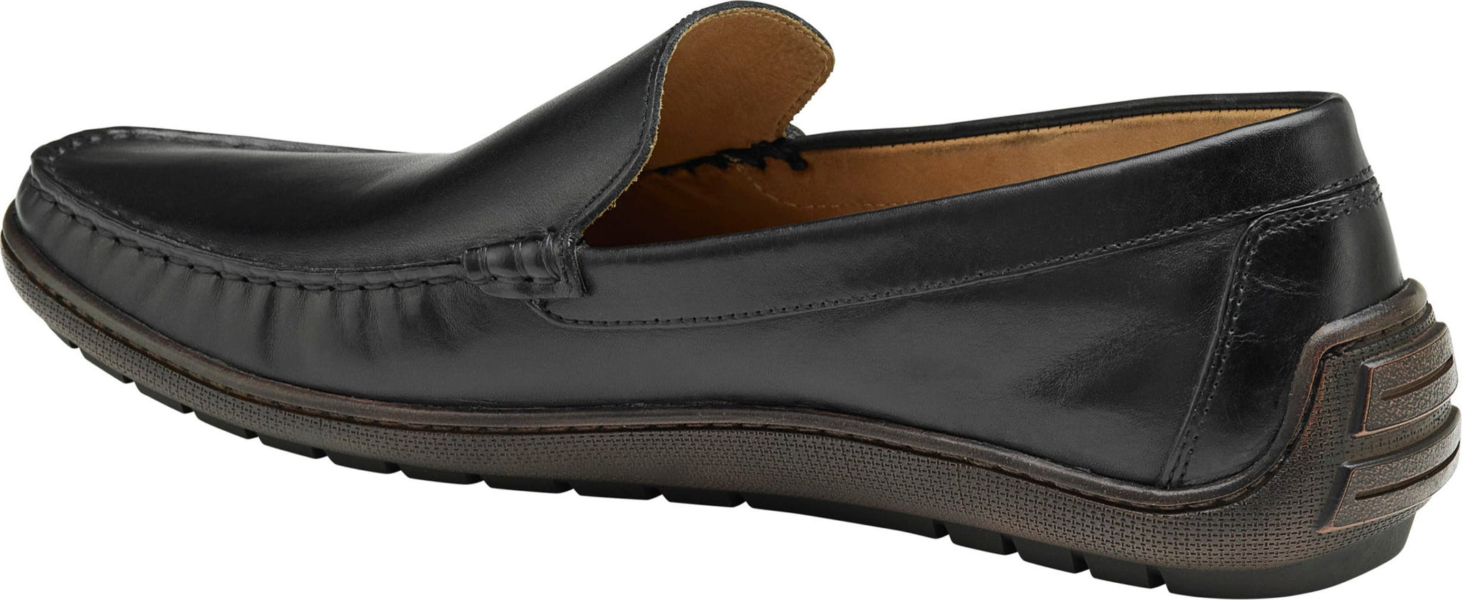 JOHNSTON & MURPHY Nichols Venetian Loafer, Alternate, color, BLACK