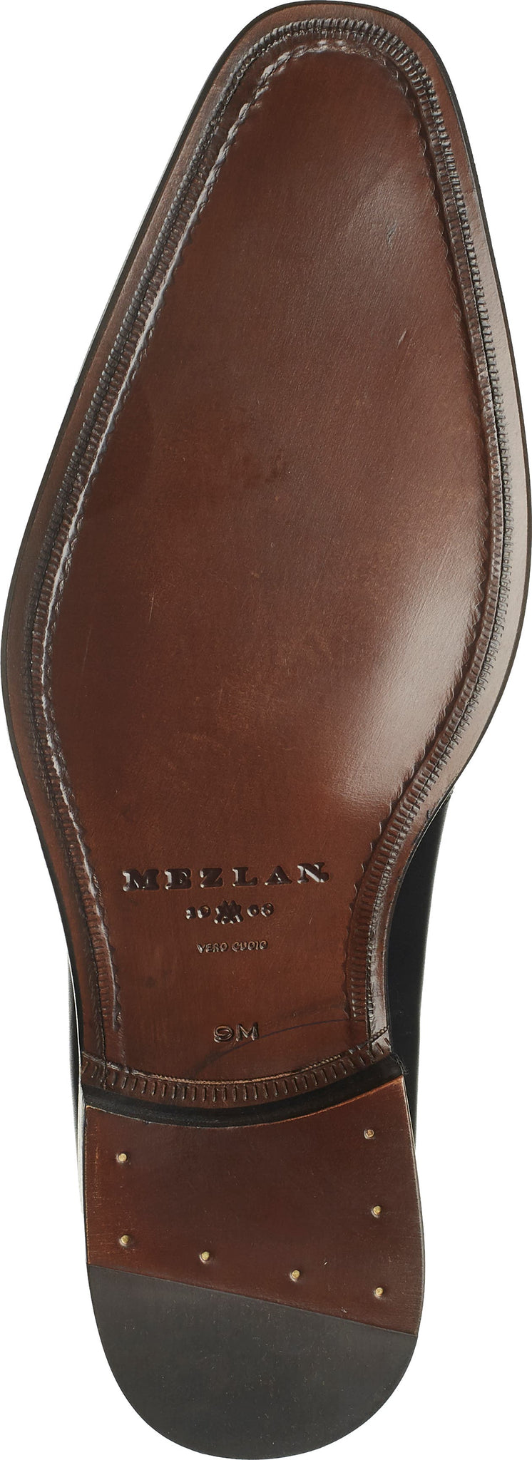 MEZLAN Aviator Cap Toe Shoe, Alternate, color, BLACK