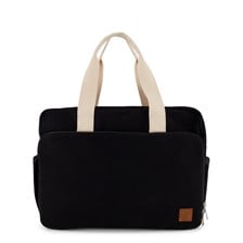 Buddy & Hope 
Black Canvas Changing Bag