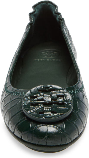 TORY BURCH Minnie Travel Ballet Flat, Alternate, color, VERDE