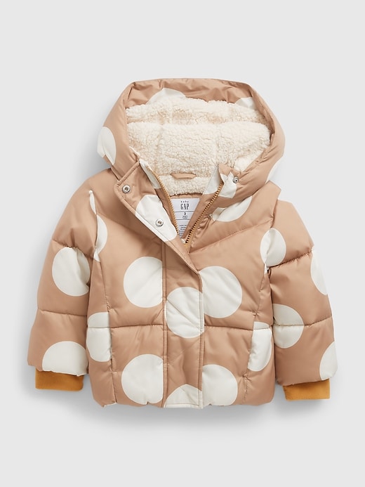 Toddler Sherpa-Lined Puffer Jacket