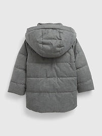 View large product image 2 of 3. Toddler Sherpa-Lined Puffer Jacket