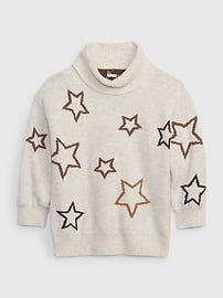 View large product image 1 of 3. Toddler Brushed Turtleneck Sweater