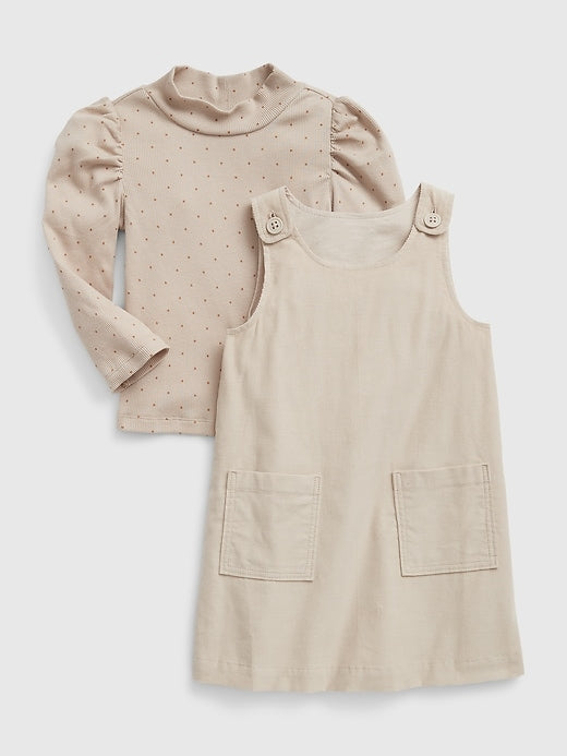 Toddler Corduroy Jumper Outfit Set